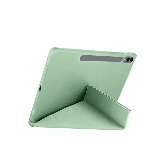 Samsung Galaxy X510 Tab S9 Fe 11 Kılıf Kalemlikli Mars Tablet Kılıfı - Açık Yeşil