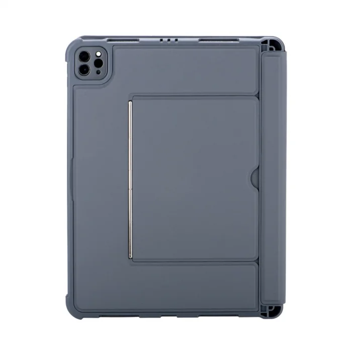 T5504d İpad Pro 11 (2024) Kılıf Palermo Ledli Klavyeli Standlı Tablet Kılıfı - Siyah