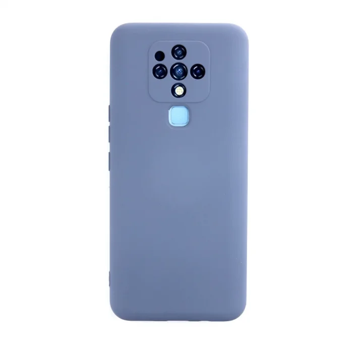 Tecno Camon 16 Kılıf Nano İçi Kadife Silikon - Gri