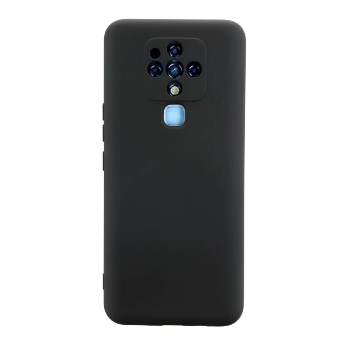 Tecno Camon 16 Kılıf Nano İçi Kadife Silikon - Siyah