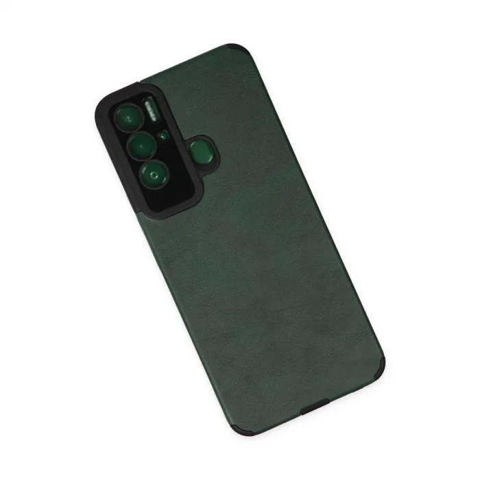 Tecno Pova Neo Kılıf Loop Deri Silikon - Yeşil