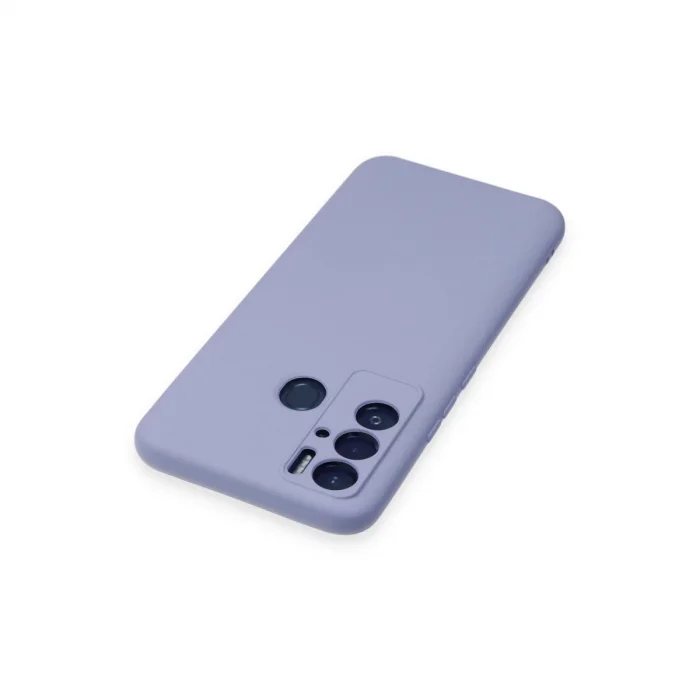 Tecno Pova Neo Kılıf Nano İçi Kadife Silikon - Lila
