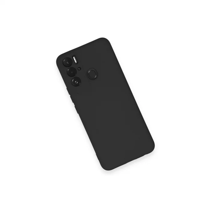 Tecno Pova Neo Kılıf Nano İçi Kadife Silikon - Siyah