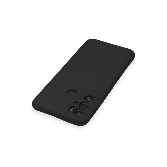 Tecno Pova Neo Kılıf Nano İçi Kadife Silikon - Siyah