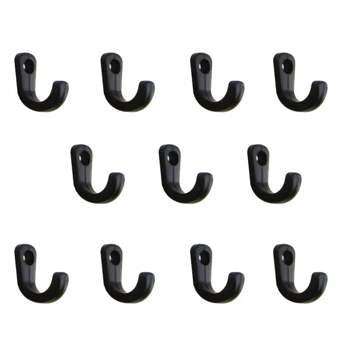 Tekli Bijuteri, Dekor Askısı - Siyah, 100 Adet, 10x18x22 Mm