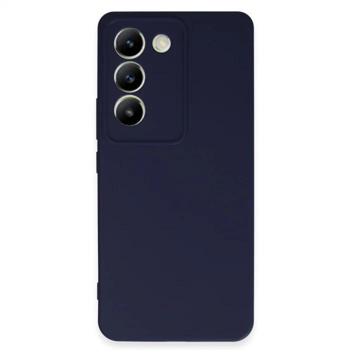 Vivo V30 Lite 4g Kılıf First Silikon - Lacivert