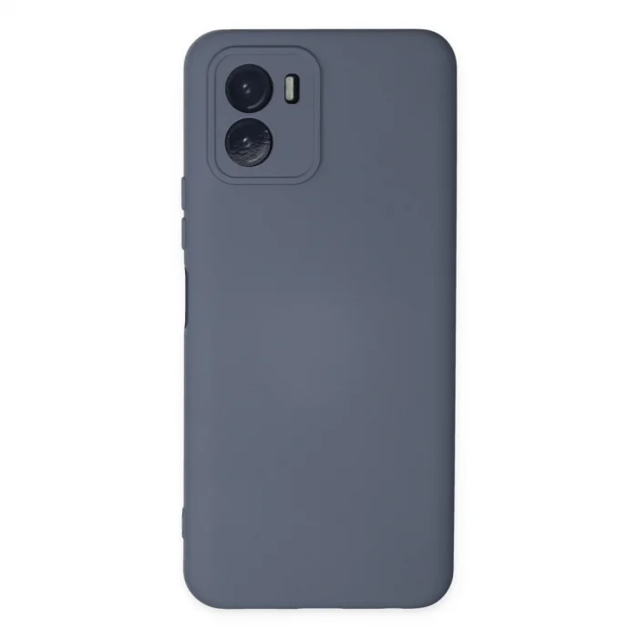 Vivo Y15s Kılıf Nano İçi Kadife Silikon - Gri