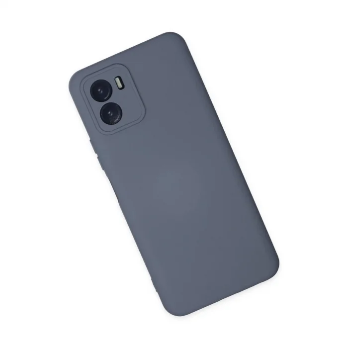 Vivo Y15s Kılıf Nano İçi Kadife Silikon - Gri