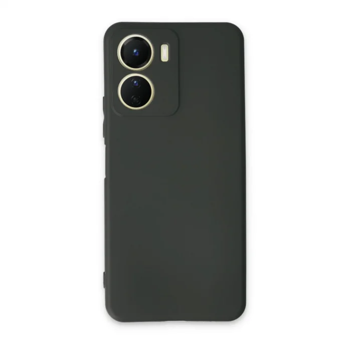 Vivo Y16 Kılıf First Silikon - Koyu Yeşil