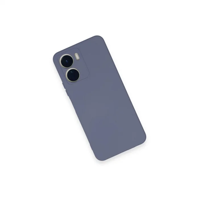 Vivo Y16 Kılıf Nano İçi Kadife Silikon - Gri