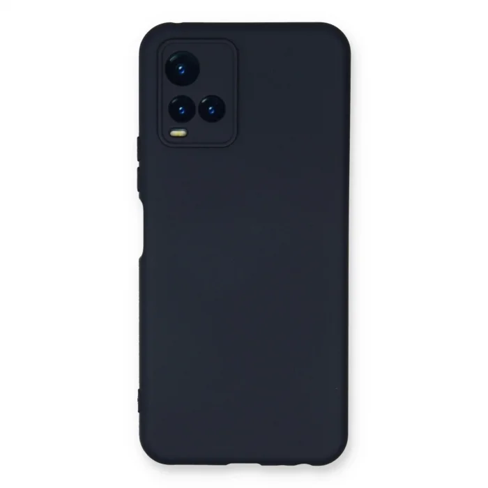 Vivo Y21s Kılıf Nano İçi Kadife Silikon - Lacivert