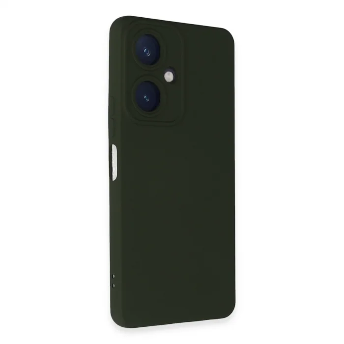 Vivo Y27 Kılıf Nano İçi Kadife Silikon - Koyu Yeşil