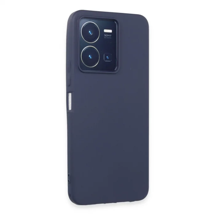 Vivo Y35 Kılıf First Silikon - Lacivert