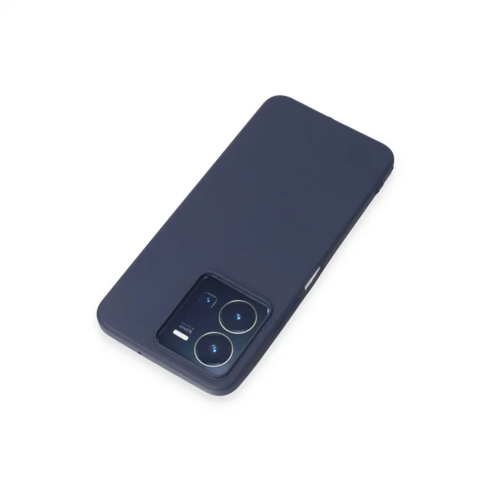 Vivo Y35 Kılıf First Silikon - Lacivert