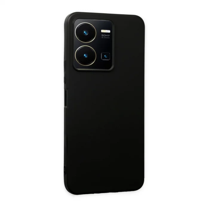 Vivo Y35 Kılıf First Silikon - Siyah