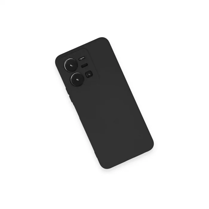 Vivo Y35 Kılıf Nano İçi Kadife Silikon - Siyah