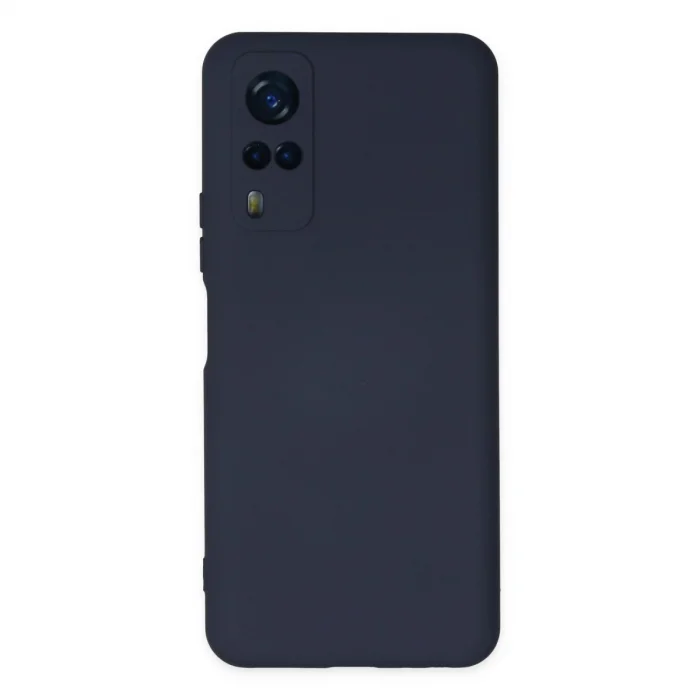 Vivo Y53s Kılıf Nano İçi Kadife Silikon - Lacivert