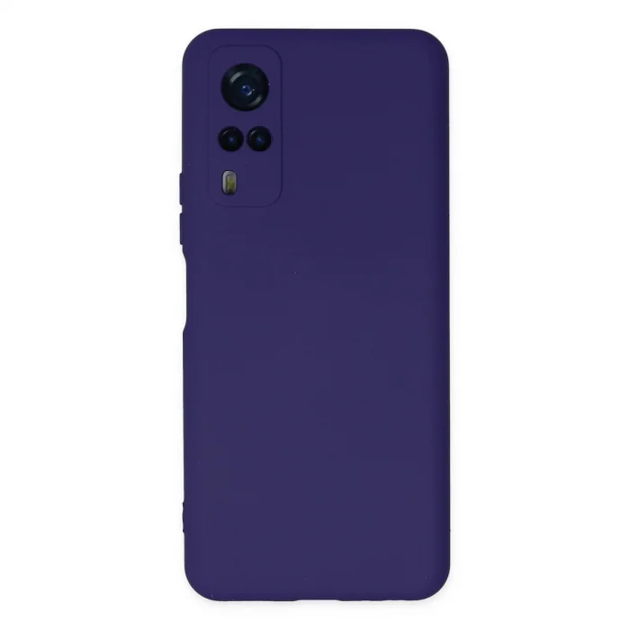 Vivo Y53s Kılıf Nano İçi Kadife Silikon - Mor