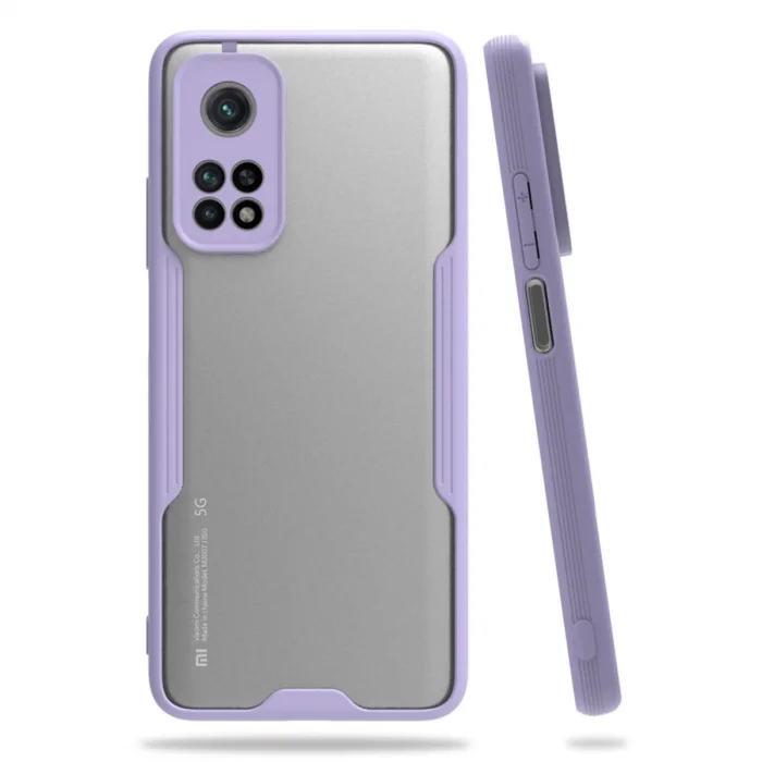 Xiaomi Mi 10t Pro Kılıf Platin Silikon - Lila