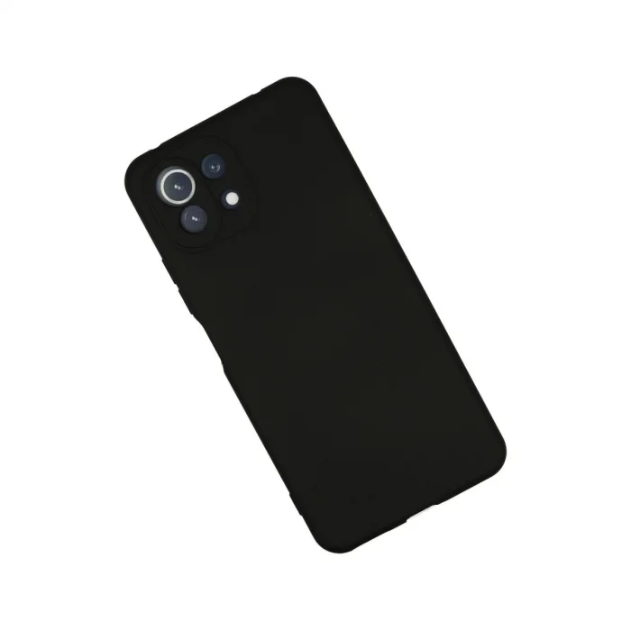 Xiaomi Mi 11 Lite Kılıf Nano İçi Kadife Silikon - Siyah