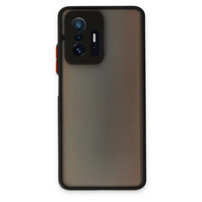 Xiaomi Mi 11t Pro Kılıf Montreal Silikon Kapak - Siyah
