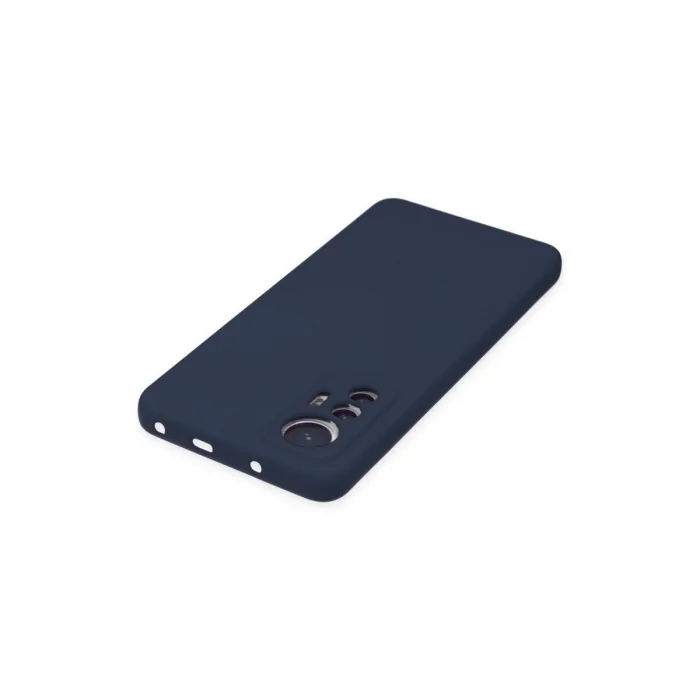Xiaomi Mi 12 Lite Kılıf Nano İçi Kadife Silikon - Lacivert