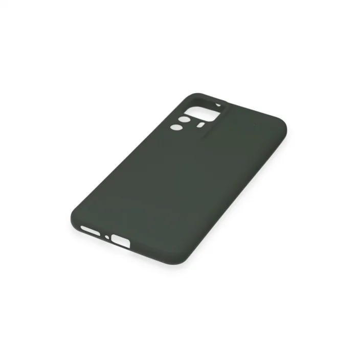 Xiaomi Mi 12t Pro Kılıf Nano İçi Kadife Silikon - Koyu Yeşil