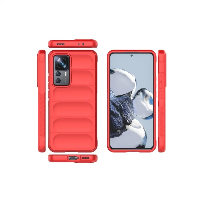 Xiaomi Mi 12t Pro Kılıf Optimum Silikon - Kırmızı