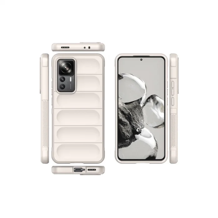 Xiaomi Mi 12t Pro Kılıf Optimum Silikon - Krem