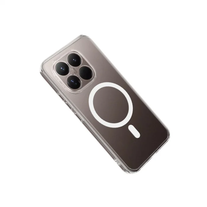 Xiaomi Mi 15t Combo Sert Şeffaf Magsafe Kapak - Şeffaf