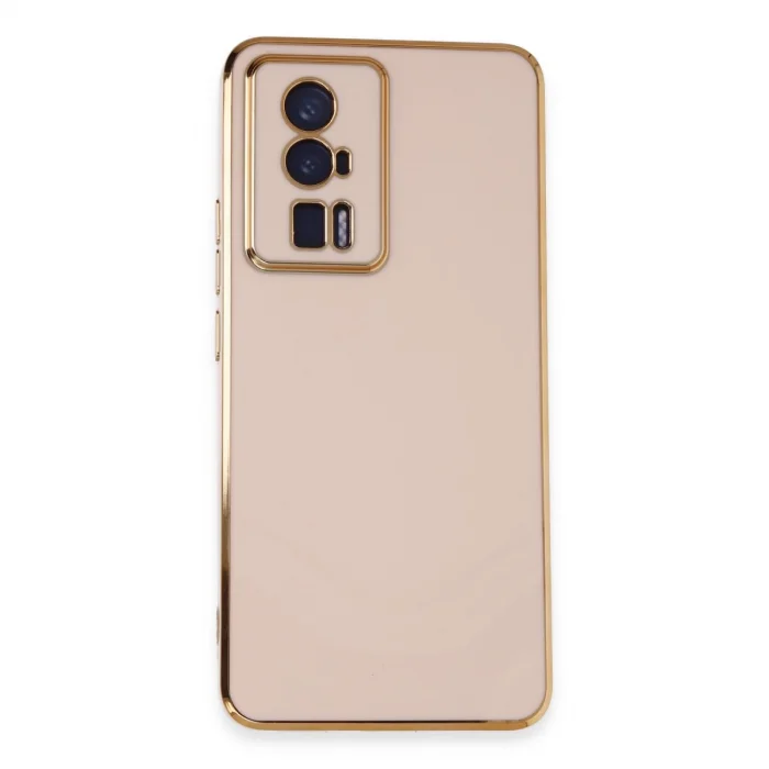 Xiaomi Poco F5 Pro Kılıf Volet Silikon - Pembe