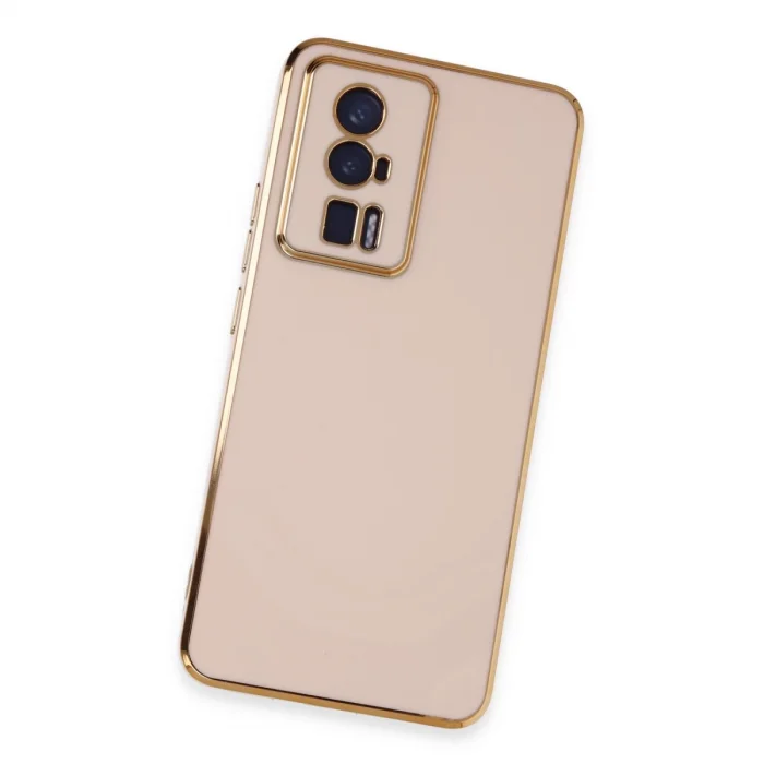 Xiaomi Poco F5 Pro Kılıf Volet Silikon - Pembe