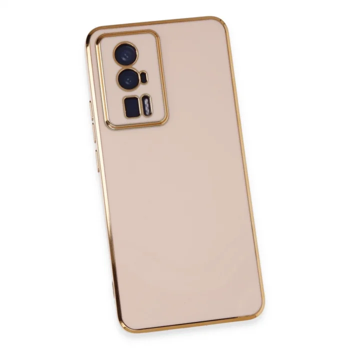 Xiaomi Poco F5 Pro Kılıf Volet Silikon - Pembe