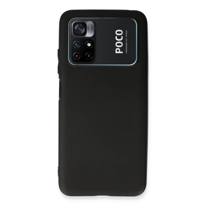 Xiaomi Poco M4 Pro 4g Kılıf First Silikon - Siyah