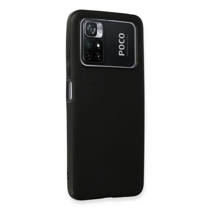 Xiaomi Poco M4 Pro 4g Kılıf First Silikon - Siyah