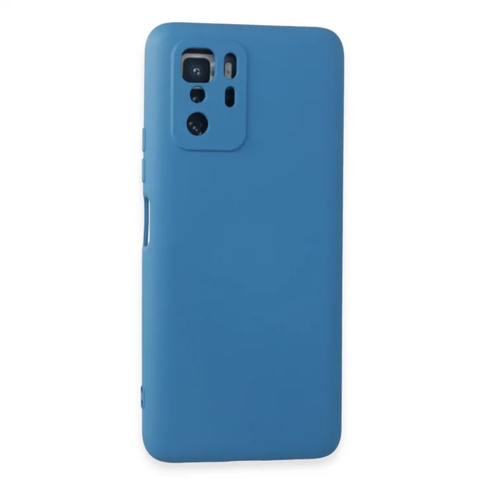 Xiaomi Poco X3 Gt Kılıf Nano İçi Kadife Silikon - Mavi