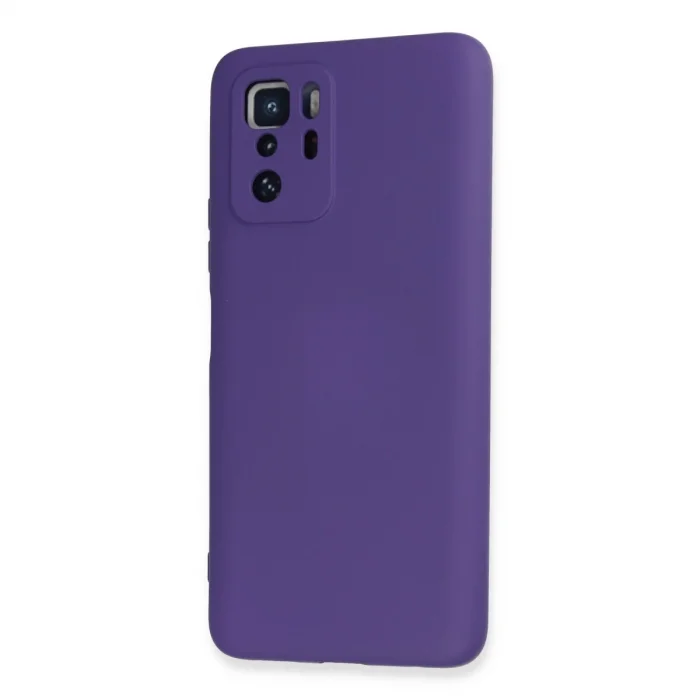 Xiaomi Poco X3 Gt Kılıf Nano İçi Kadife Silikon - Mor