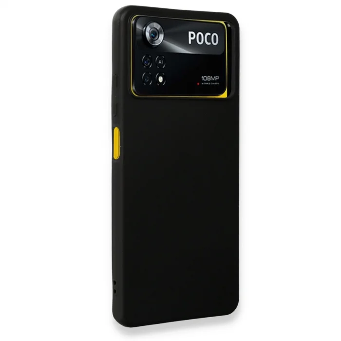 Xiaomi Poco X4 Pro 5g Kılıf First Silikon - Siyah