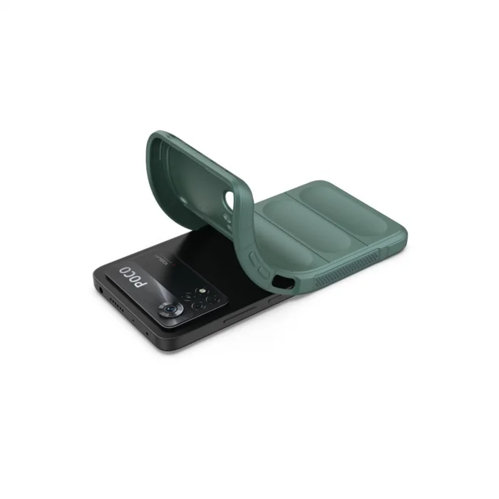 Xiaomi Poco X4 Pro 5g Kılıf Optimum Silikon - Koyu Yeşil