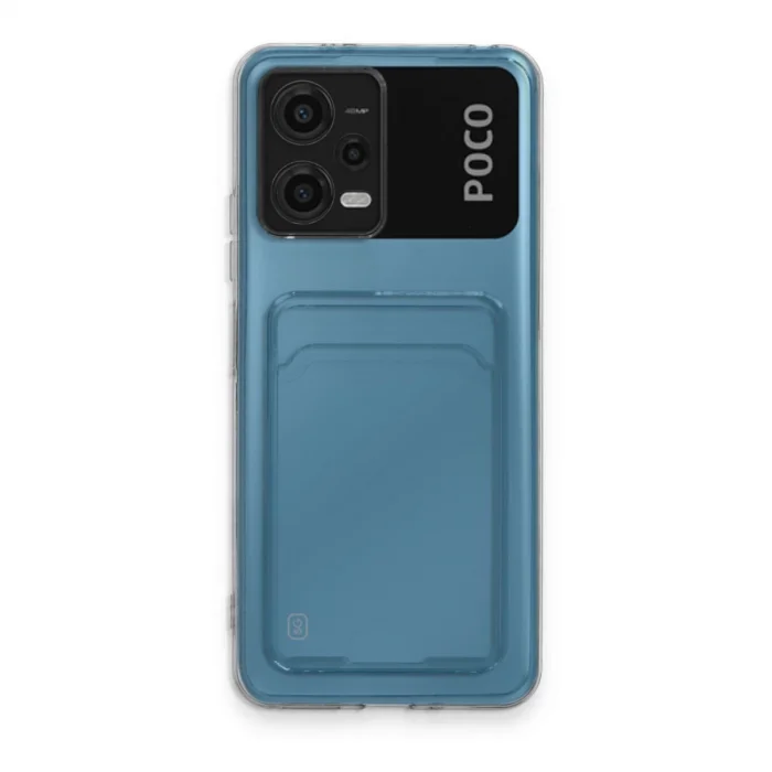 Xiaomi Poco X5 5g Kılıf Kart Şeffaf Silikon - Şeffaf