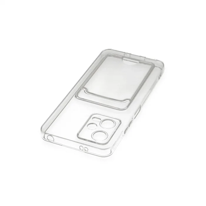 Xiaomi Poco X5 5g Kılıf Kart Şeffaf Silikon - Şeffaf