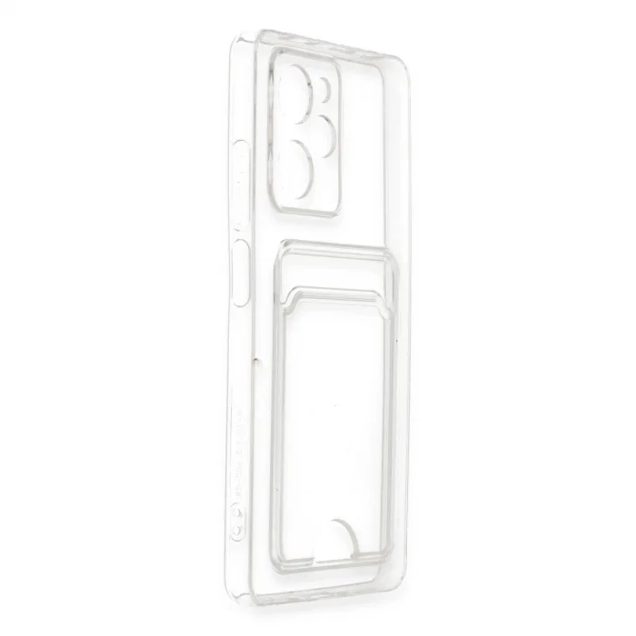 Xiaomi Poco X5 Pro 5g Kılıf Kart Şeffaf Silikon - Şeffaf