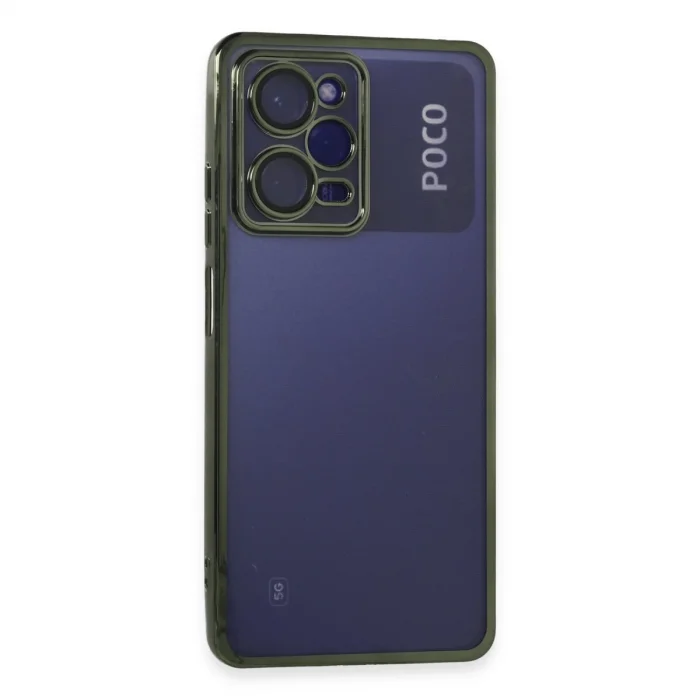 Xiaomi Poco X5 Pro 5g Kılıf Razer Lensli Silikon - Yeşil