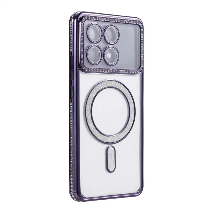 Xiaomi Poco X6 Pro Joke Simli Magneticsafe Kılıf - Derin Mor