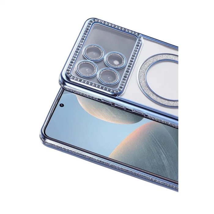 Xiaomi Poco X6 Pro Joke Simli Magneticsafe Kılıf - Mavi