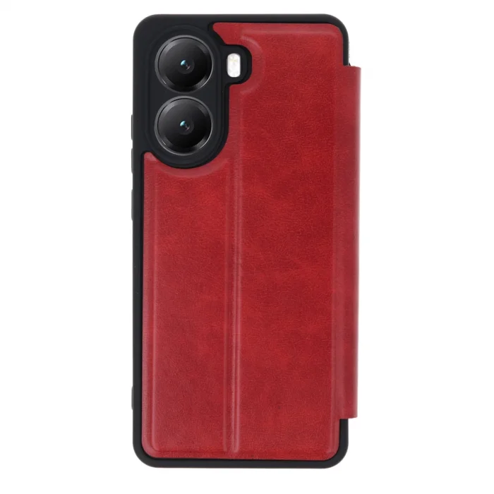 Xiaomi Poco X7 Pro Kılıf Flip Cover - Kırmızı