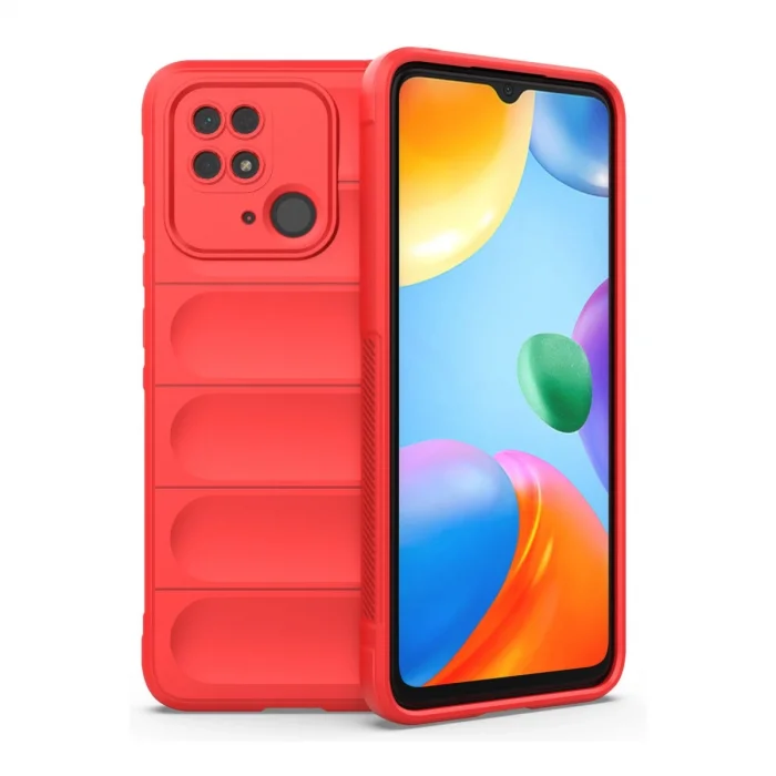 Xiaomi Redmi 10c Kılıf Optimum Silikon - Kırmızı