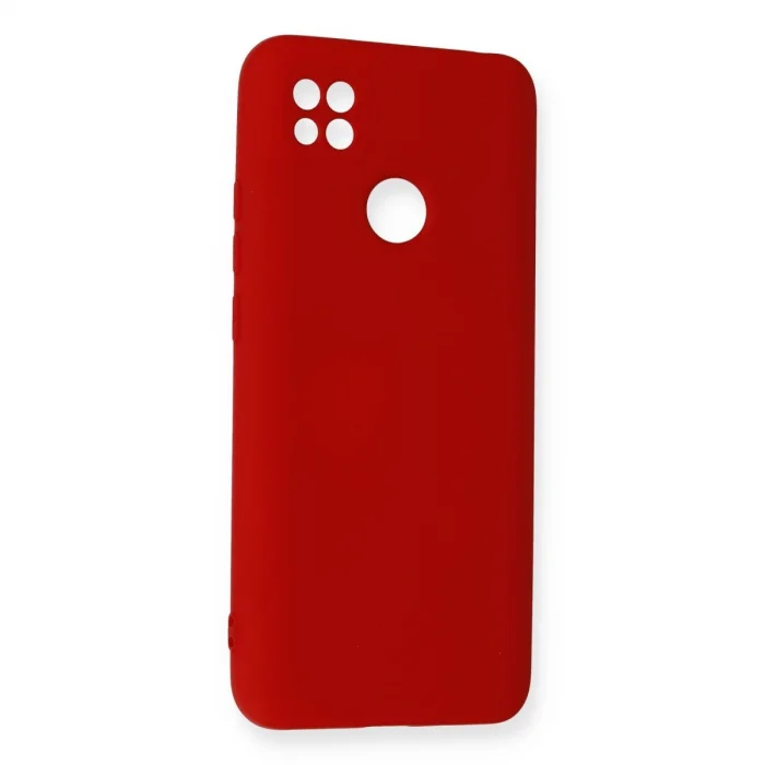 Xiaomi Redmi 9c Kılıf Nano İçi Kadife Silikon - Kırmızı