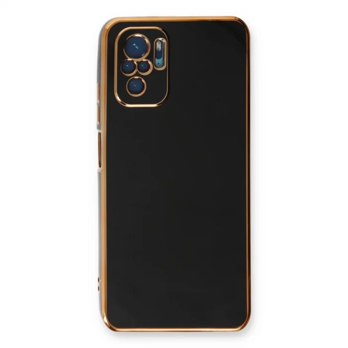 Xiaomi Redmi Note 10 Kılıf Volet Silikon - Siyah