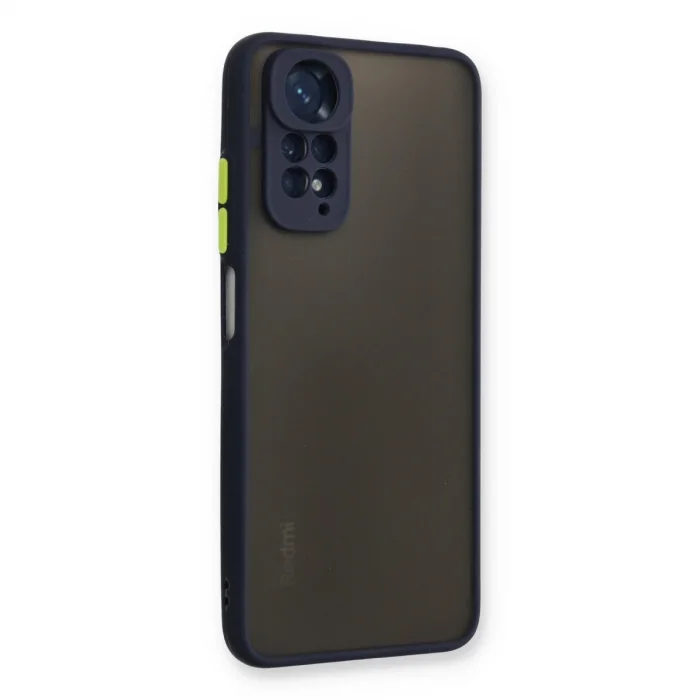 Xiaomi Redmi Note 11 Kılıf Montreal Silikon Kapak - Lacivert